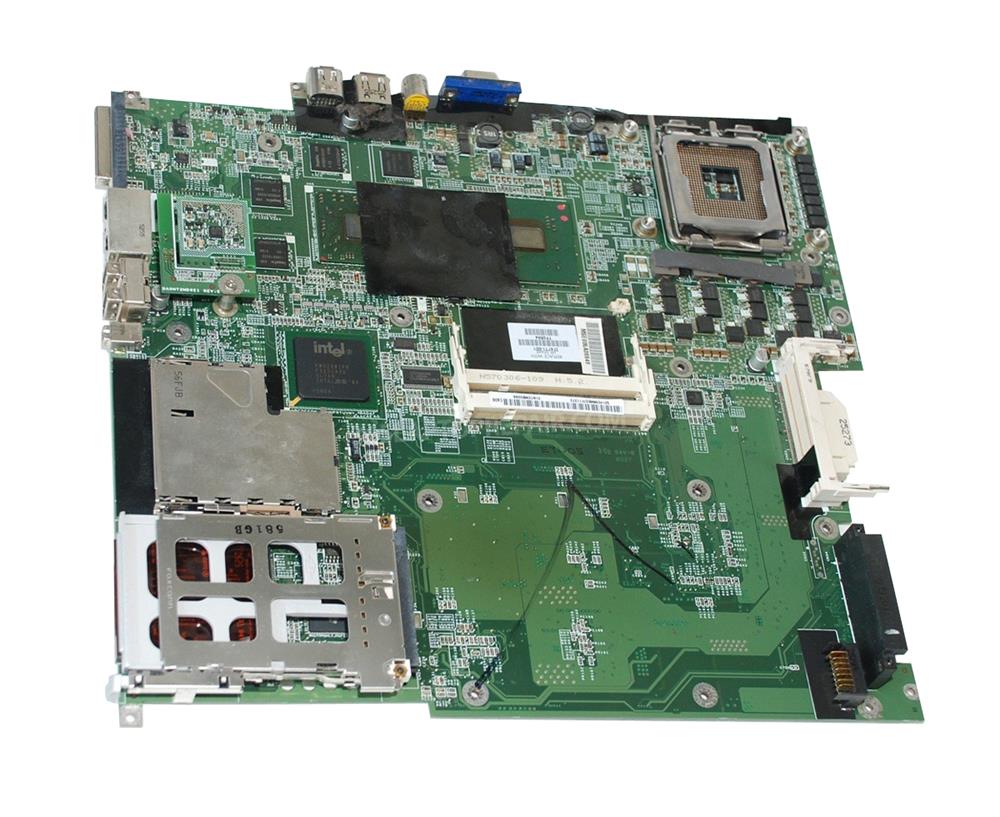 374711-001 HP System Board (Motherboard) Socket 775 with ATI Radeon X800 256MB Video GPU for ZX8000/ZD8000 Series Notebook (Refurbished)