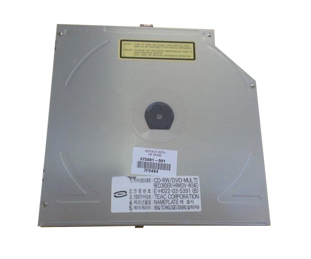 375981-001 HP 8x Dual Format DVD+/-RW Drive For Pavilion DV1000 DV1100 & DV1300
