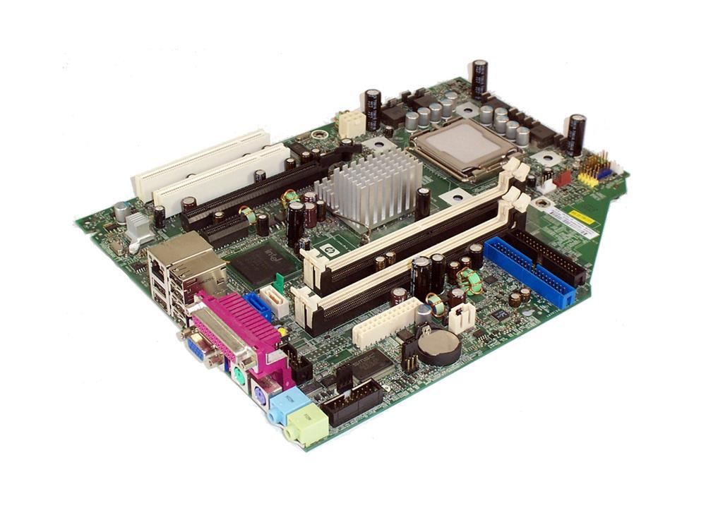 381028-001 Compaq System Board (Motherboard) 945G Express Chipset with Integrated Intel Graphics Media Accelerator 950 and High-Definition Audio for DC7600 SFF Desktop PC (Refurbished)