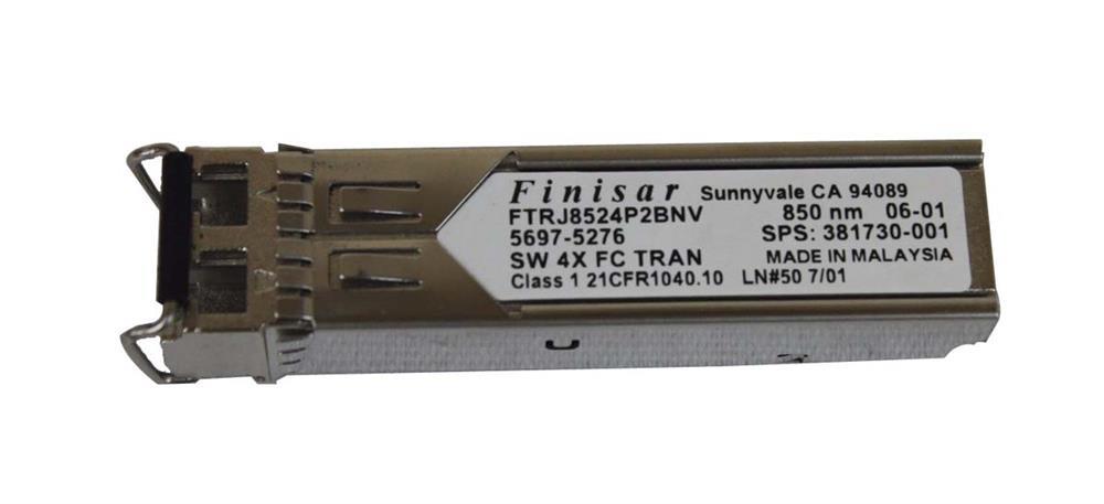 381730-001 HP 4Gbps Short Wave Fiber Optic Duplex LC Connector SFP Transceiver Module Finisar Compatible