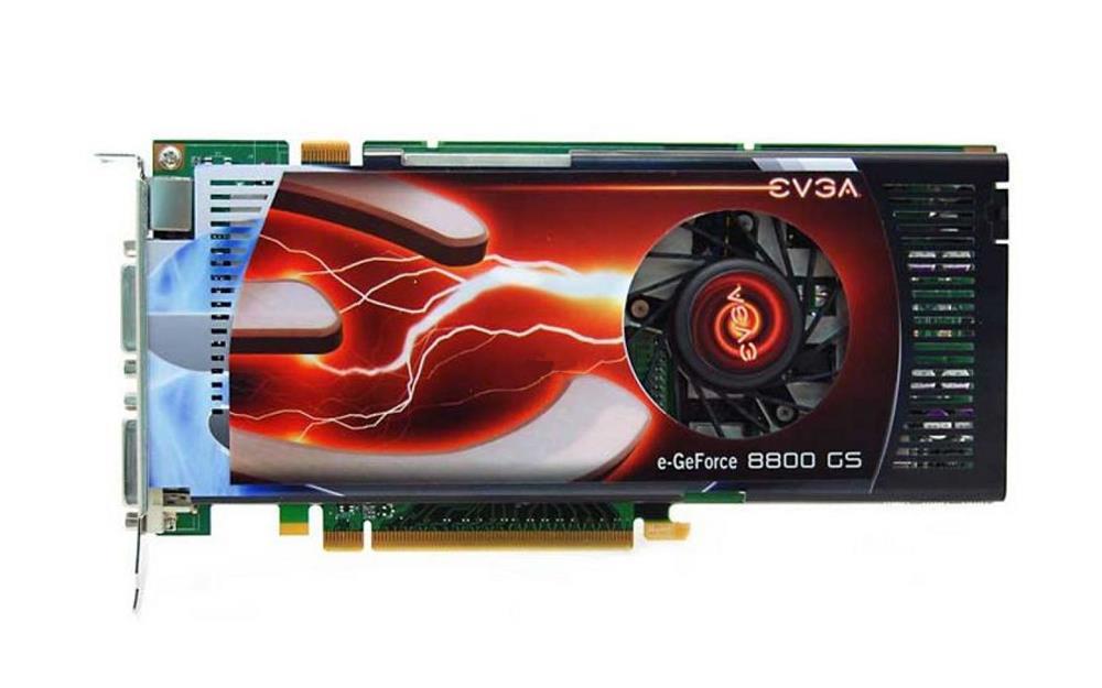 384-P3-N853-KR EVGA GeForce 8800 GS SuperClocked 384MB GDDR3 192-Bit HDCP Ready SLI Supported PCI-Express 2.0 x16 Video Graphics Card