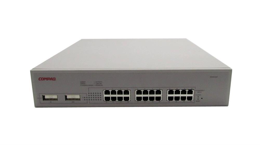 387415-001 Compaq 5425 Gigabit Ethernet Switch 24-10/100TX ports + 1-Gigabit port+ 1-GBIC (Refurbished)