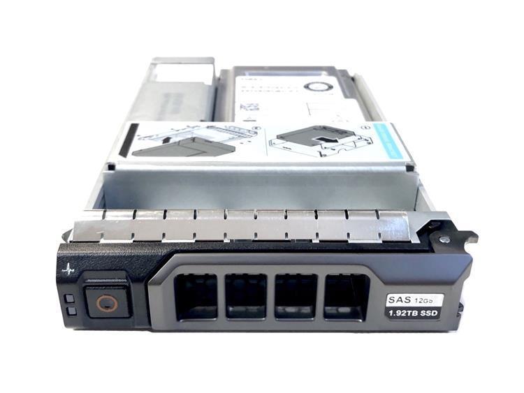 38R7V Dell 1.92TB SAS 12Gbps 512e Mixed Use 2.5-inch Internal Solid State Drive (SSD) with 3.5-inch Hybrid Carrier