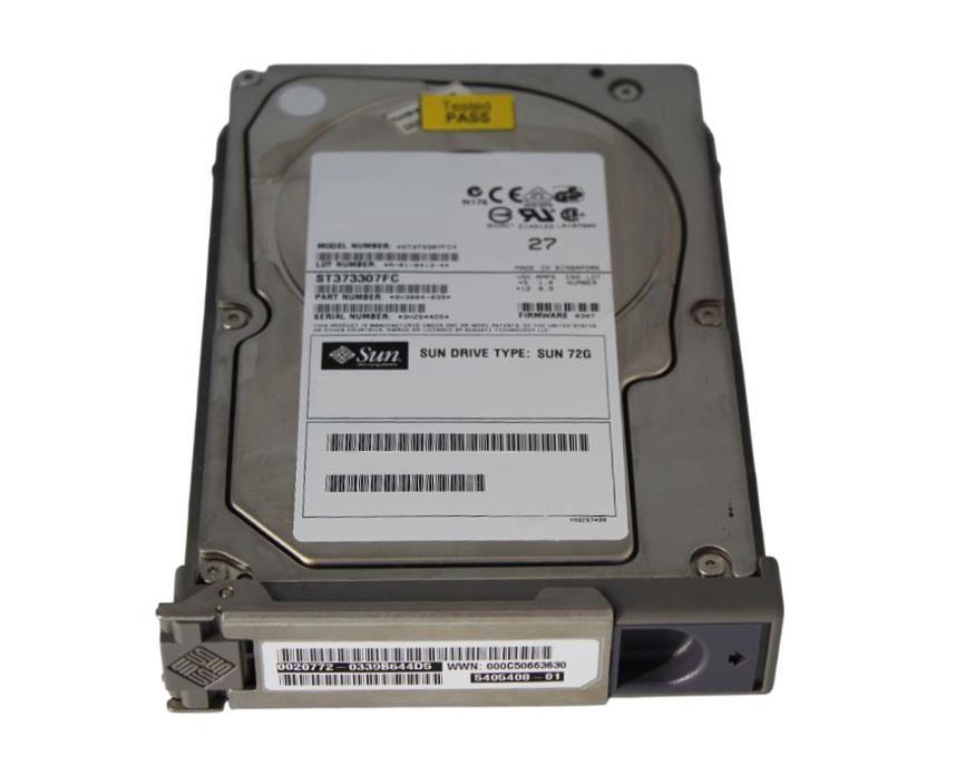 390-0203-03 Sun 73.4GB 15000RPM SCSI 3.5-inch Internal Hard Drive