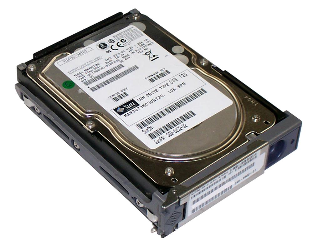390-0252-02 Sun 73GB 10000RPM Ultra-320 SCSI 80-Pin 8MB Cache 3.5-inch Internal Hard Drive