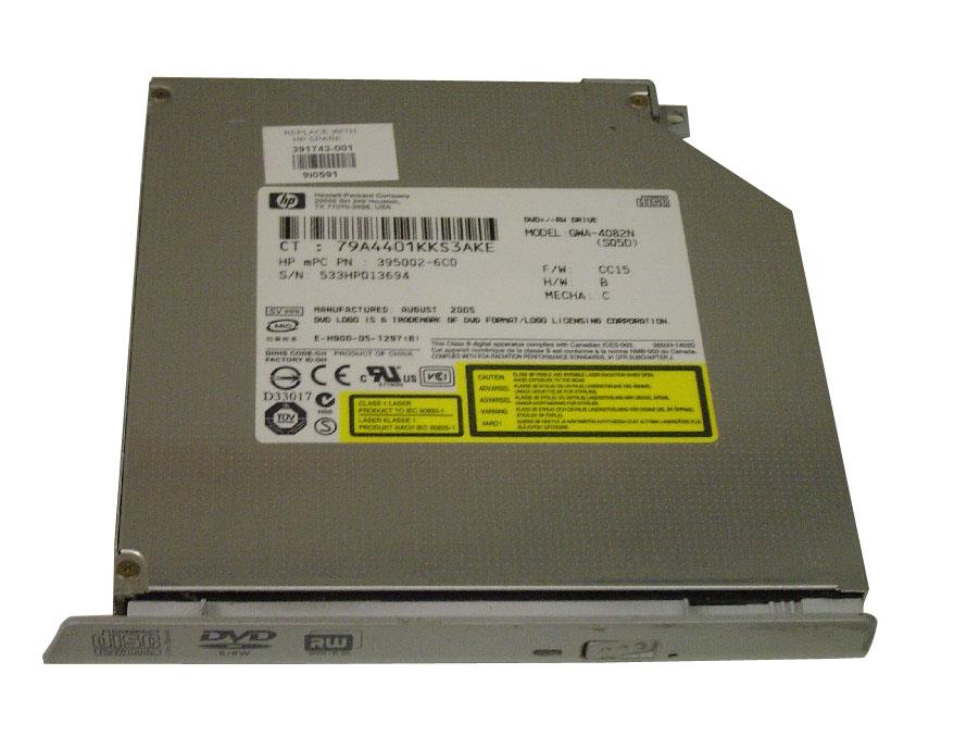 395002-6C0 HP 8x DVD-RW Slimline IDE Internal Optical Drive for Notebook