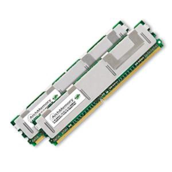397411-B21 HP 2GB Kit (2 X 1GB) PC2-5300 DDR2-667MHz ECC Fully Buffered CL5 240-Pin DIMM Low Voltage Dual Rank Memory