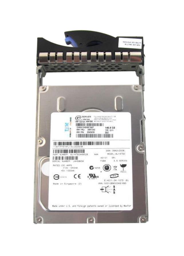 39R7342 IBM 146.8GB 10000RPM SAS 3Gbps Hot Swap 16MB Cache 3.5-inch Internal Hard Drive