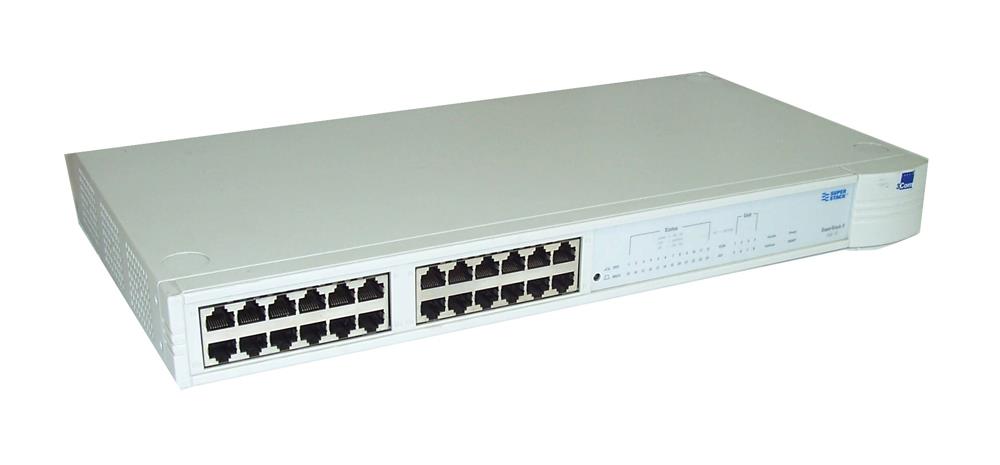 3C16450 3Com SuperStack II PS Hub 24 x Stackable Ethernet Hub (Refurbished)