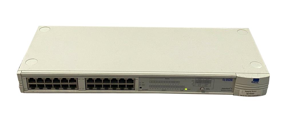 3C16462 3Com Superstack II Baseline 24-Ports-X 10/100Mbps Networking Switch (Refurbished)