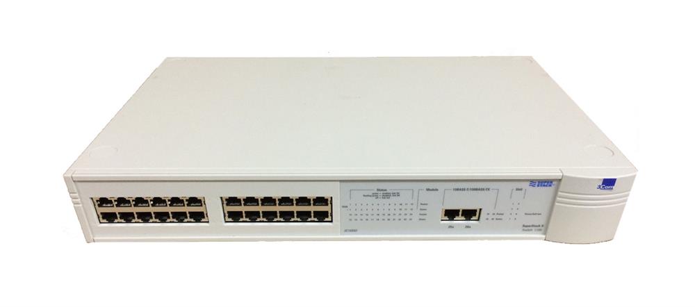 3C16950 3Com SuperStack II 26-Ports 10Base-T/100Base-TX 1100 Ethernet Switch (Refurbished)