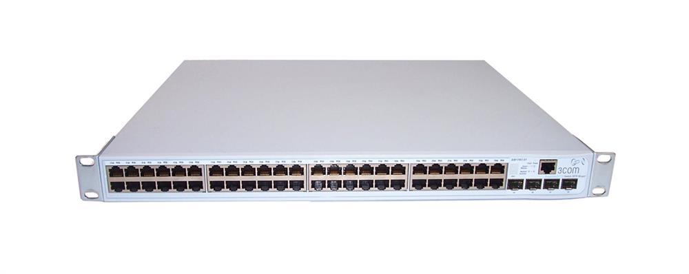 3CR17451TAA-91 3Com SuperStack 3 Stackable 3870 Ethernet Switch TAA Compliant 48 x 10/100/1000Base-T, 2 x (Refurbished)