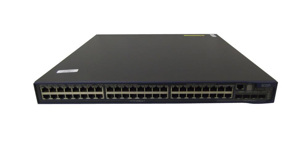 3CRS48G-48-91-US 3Com 4800G 48-Ports Ethernet Switch 4 x SFP, 2 x X2 48 x 10/100/1000Base-T (Refurbished)