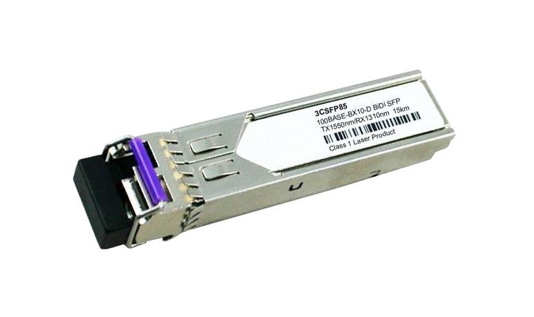 3CSFP82 3Com 100Mbps 100Base-LX10 Single-mode Fiber 10km 1310nm LC Connector SFP Transceiver Module