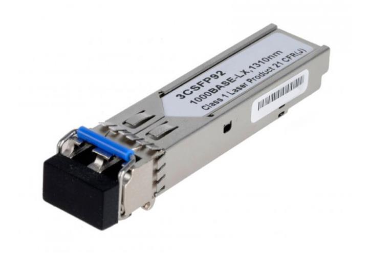 3CSFP92-SS Sole Source 1Gbps 1000Base-LX Single-mode Fiber 10km 1310nm Duplex LC Connector SFP (mini-GBIC) Transceiver Module for 3Com Compatible