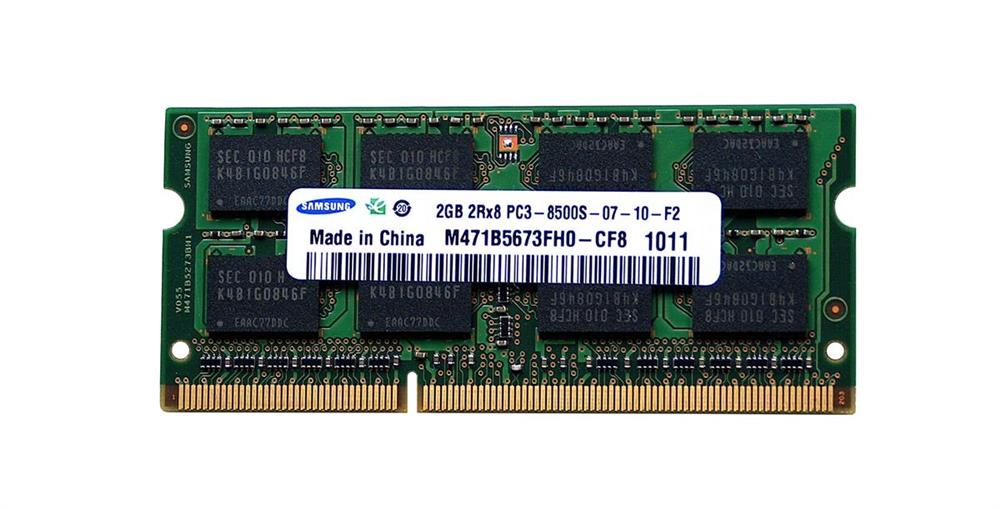 3D-13D368N648484-2G 2GB Module DDR3 SoDimm 204-Pin PC3-8500 CL=7 non-ECC Unbuffered DDR3-1066 256Meg x 64 for Fujitsu-Siemens ESPRIMO Q Series Q900 FPCEM414AP