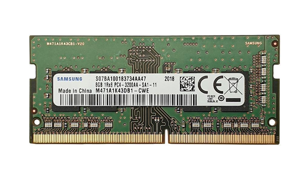 3D-1564N646573-8G 8GB Module DDR4 SoDimm 260-Pin PC4-25600 CL=22 non-ECC Unbuffered DDR4-3200 Single Rank, x16 1.2V 1024Meg x 64 for ASUS TUF Gaming A17 FA706IU n/a