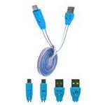 3D Memory 3D-CBL-MICROUSB-LEDGLOW-3FTBLU