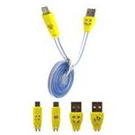 3D Memory 3D-CBL-MICROUSB-LEDGLOW-3FTYEL