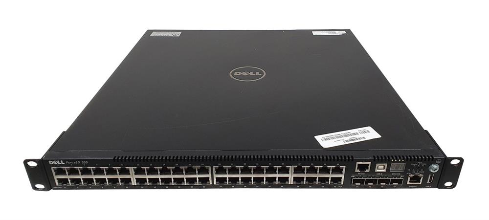 3D31H Dell Force 10 S55 1ru 44x 10/100/1000 Base-t 4x Sfp Ac Power Supply Switch