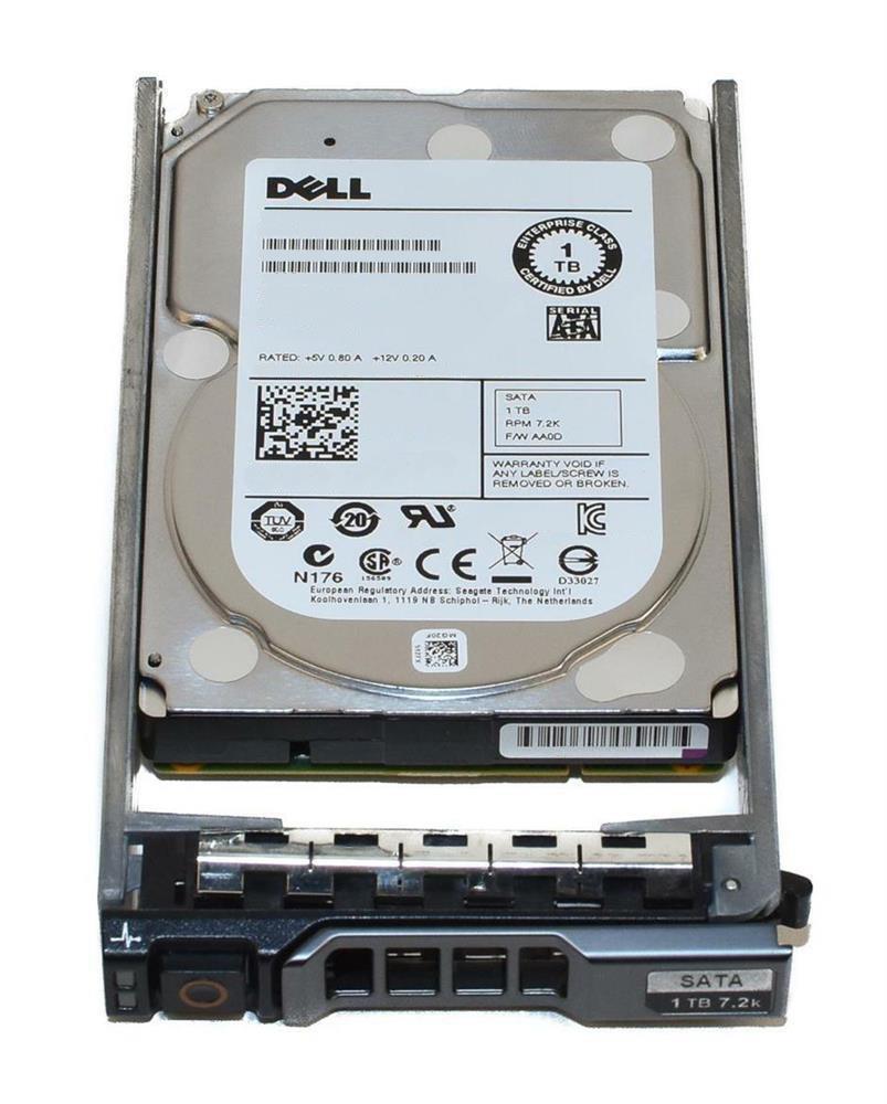 400-20623 Dell 1TB 7200RPM SAS 6Gbps Nearline Hot Swap 3.5-inch Internal Hard Drive with Tray for PowerEdge Servers