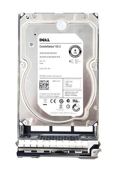 400-26650 Dell 4TB 7200RPM SATA 3Gbps Hot Swap 3.5-inch Internal Hard Drive for PowerEdge R220 R310 R320 R415 R510 R515 and R520