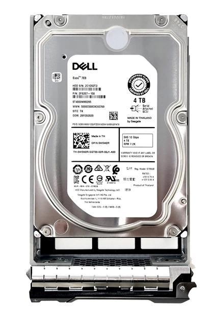 400-AFYK Dell 4TB 7200RPM SAS 12Gbps Nearline 3.5-inch Internal Hard Drive for PS4210E (12-Pack)