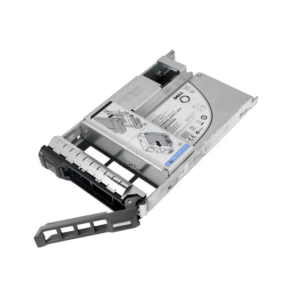 400-AQQN Dell 400GB SAS 12Gbps Mixed Use 2.5-inch Internal Solid State Drive (SSD) with 3.5-inch Hybrid Carrier for PowerEdge R730