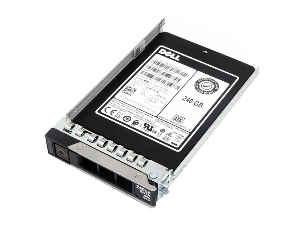 400-ATFP Dell 240GB SATA 6Gbps 512n 2.5-inch Internal Solid Sate Drive (SSD) with 3.5-inch Hybrid Carrier