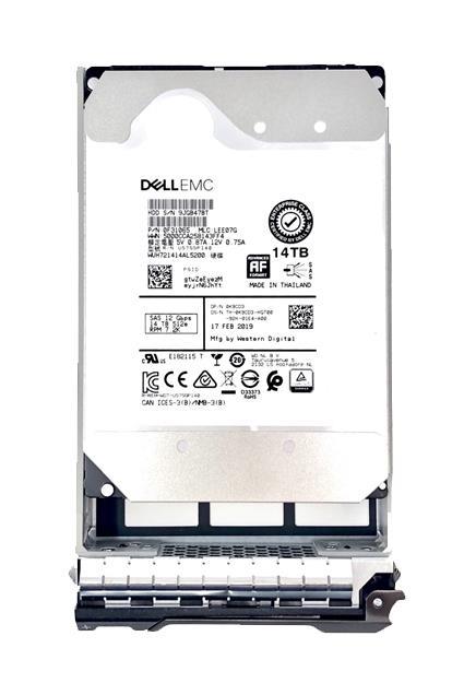 400-AXZG Dell 14TB 7200RPM SATA 6Gbps (512e) 256MB Cache 3.5-inch Internal Hard Drive