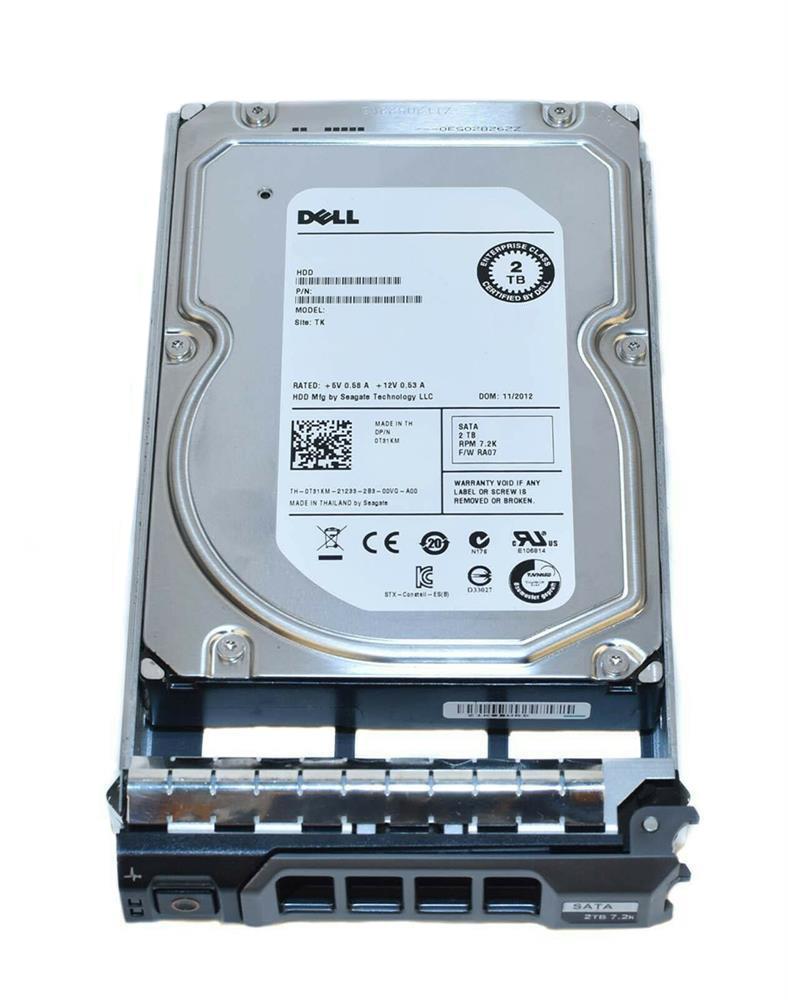 400-BLLI Dell 2TB 7200Rpm SATA 6Gbps 512N 3.5 Form Factor Internal Hard Drive