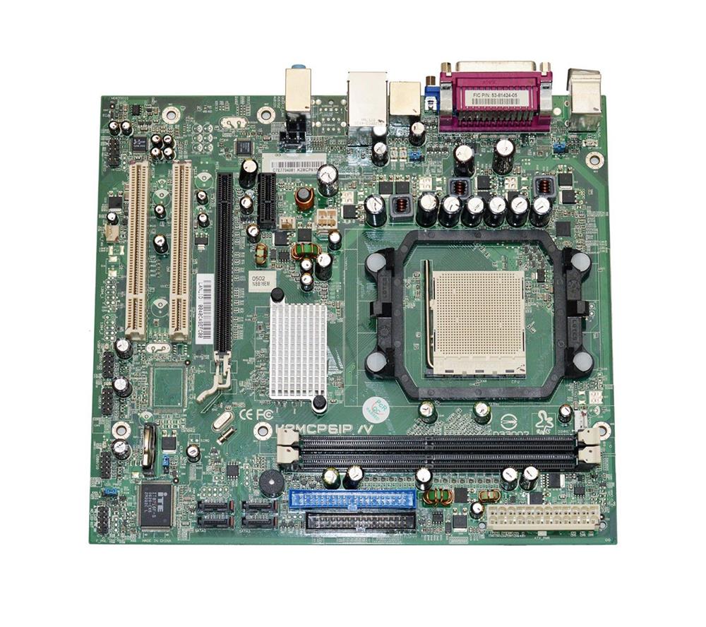 4006196R Gateway Socket AM2 Nvidia GeForce 6150 Chipset AMD Athlon 64 FX/ Athlon 64 FX/ Athlon 64 X2 Dual-Core/ AMD Sempron Processors Support DDR2 4x DIMM 4x SATA2 3.0Gb/s Motherboard (Refurbished)