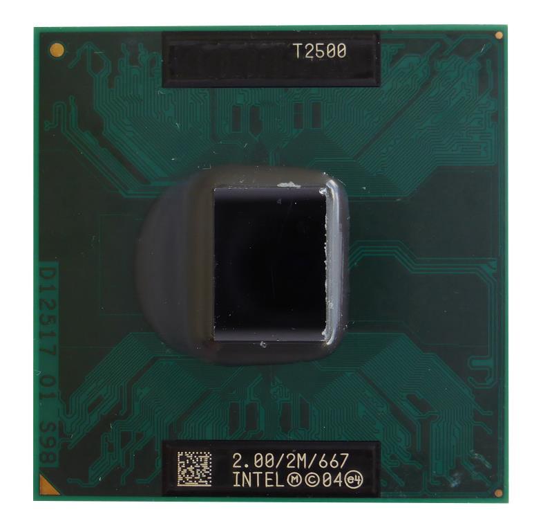 409971-001 HP 2.00GHz 667MHz FSB 2MB L2 Cache Intel Core Duo T2500 Dual Core Processor Upgrade