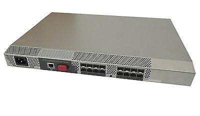 411839-001 HP StorageWorks SAN Switch 4/8 Switch 4GB Fibre Channel + 8 x SFP (empty) 1U Rack-mountable cascadable (Refurbished)