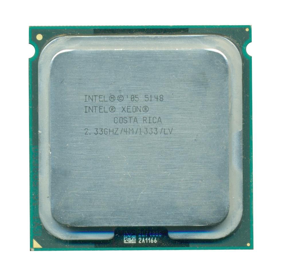 416833-B21 HP 2.33GHz 1333MHz FSB 4MB L2 Cache Intel Xeon LV 5148 Dual Core Processor Upgrade