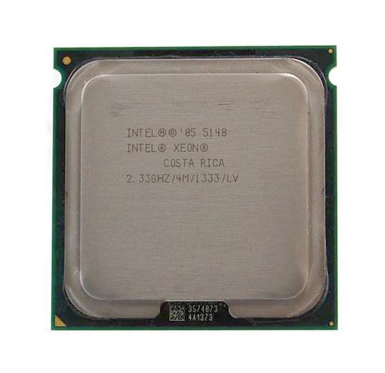 416833-B21N HP 2.33GHz 1333MHz FSB 4MB L2 Cache Intel Xeon LV 5148 Dual Core Processor Upgrade
