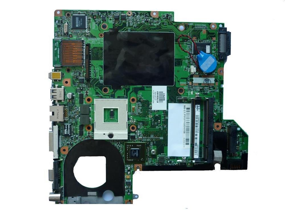 417035-001 HP System Board (MotherBoard) Full Featured Intel Chipset for Pavilion dv2000 Series Notebook PC (Refurbished)