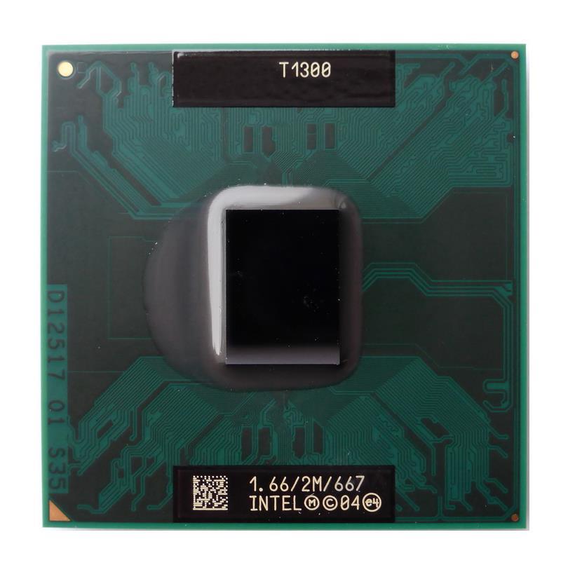 418885-001 HP 1.66GHz 667MHz FSB 2MB L2 Cache Socket PGA478 Intel Mobile Core Solo T1300 Processor Upgrade