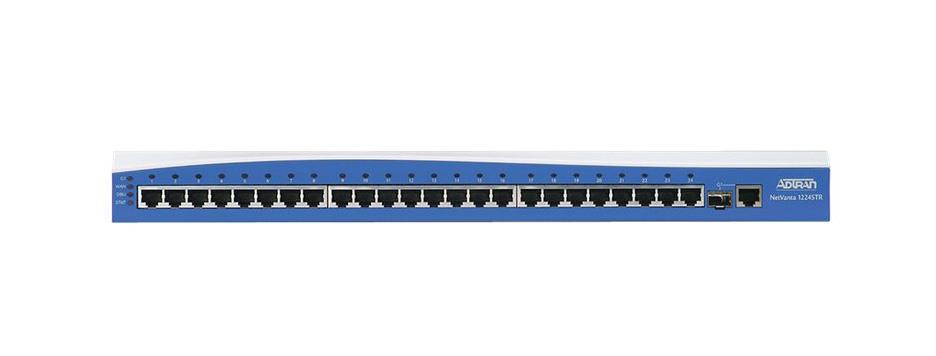 4200522L1 Adtran NetVanta 1224STR ENET Ethernet Switch 24 x 10/100Base-TX LAN (Refurbished)