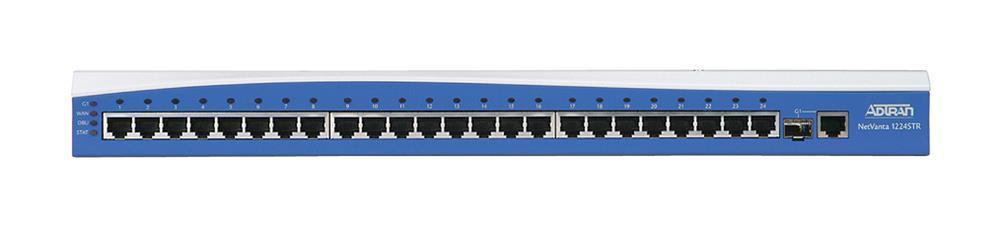4200529L1 Adtran NetVanta 1224STR Switch - 24 x 10/100Base-TX, 1 x  (Refurbished)