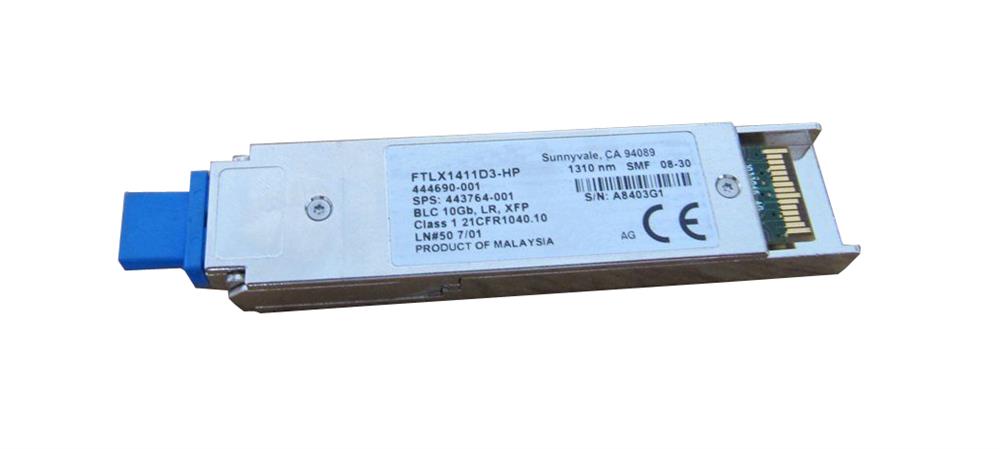443764-001 HP 10Gbps 10GBase-LR 1350nm XFP Transceiver Module