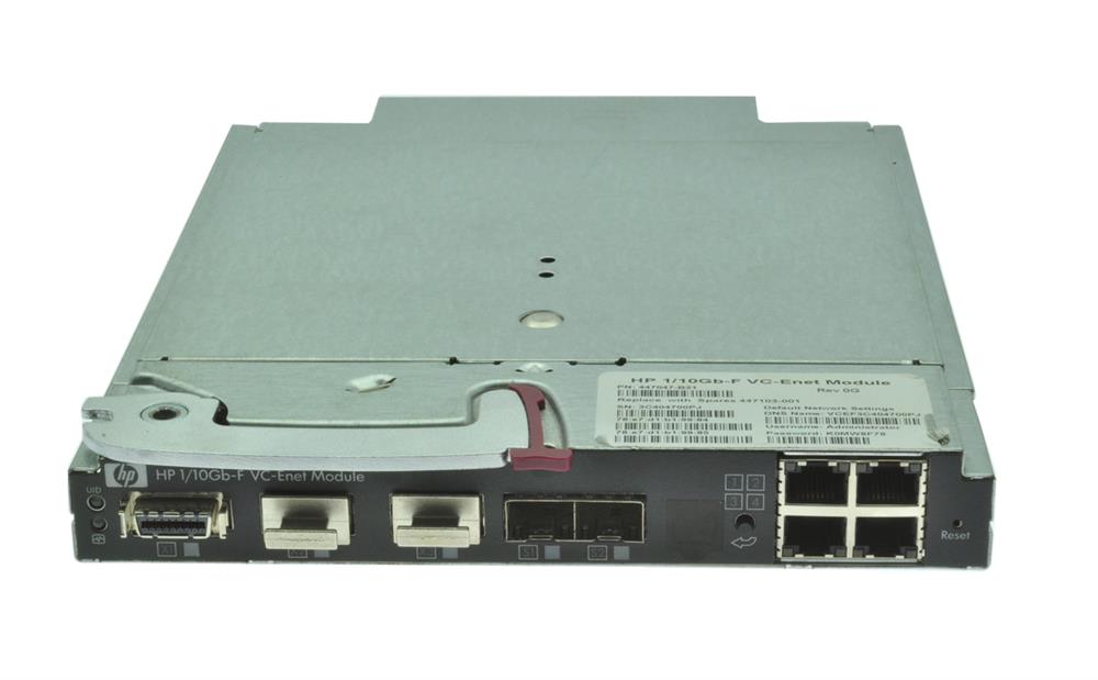 447047-B21 HP Proliant BL-C7000 4-Ports RJ-45 10Gbps Virtual Connect Gigabit Ethernet Switch for c-Class BladeSystem (Refurbished)