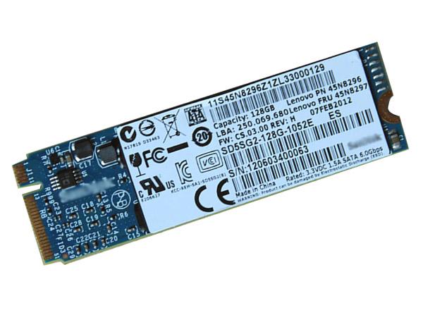 45N8297-06 Lenovo 128GB SATA 6Gbps Internal Solid State Drive (SSD) for ThinkPad X1 Carbon