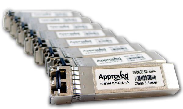 45W0501 IBM 8Gbps 8GBase-SR Fibre Channel Multi-mode Fiber 300m 850nm Duplex LC Connector SFP+ Transceiver (8-Pack) by Brocade