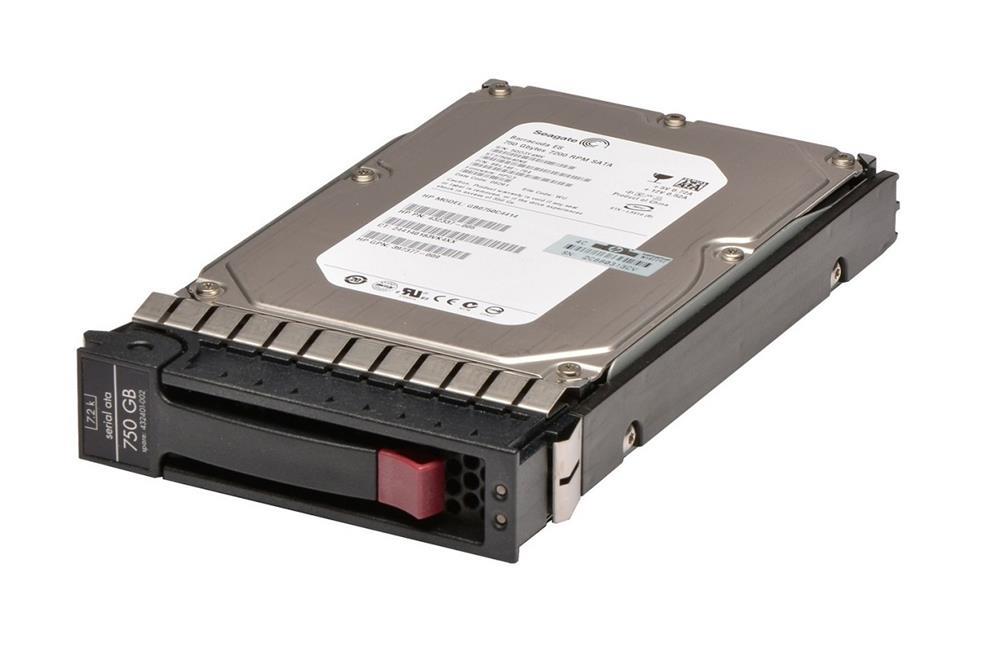 460315-001 HP 750GB 7200RPM SATA 3Gbps Midline Hot Swap 3.5-inch Internal Hard Drive