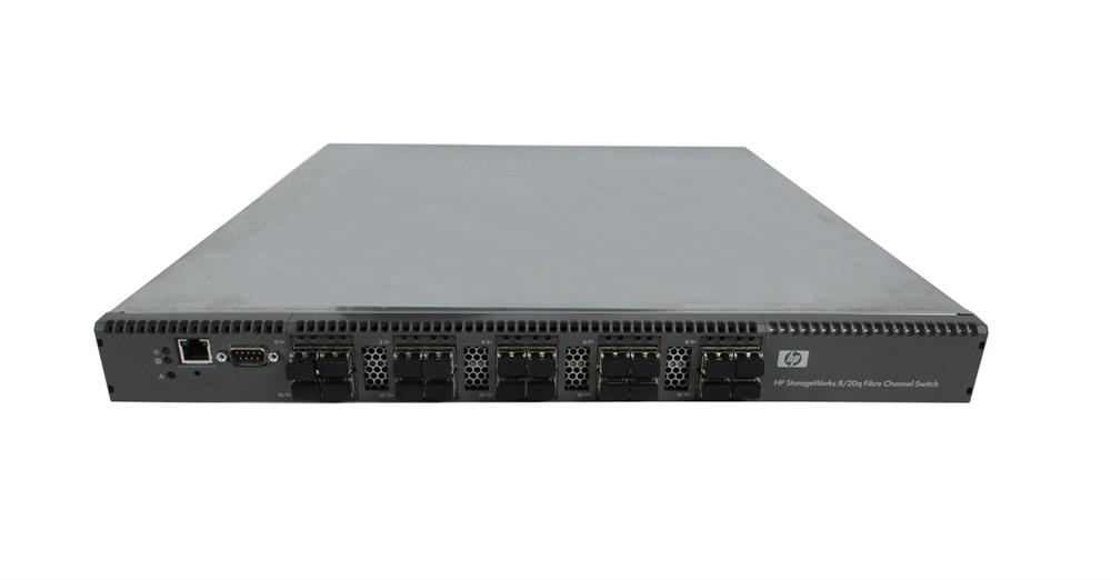 465714-001 HP StorageWorks 8/20q 16-Ports Active Fibre Channel Switch Rackmountable (Refurbished)