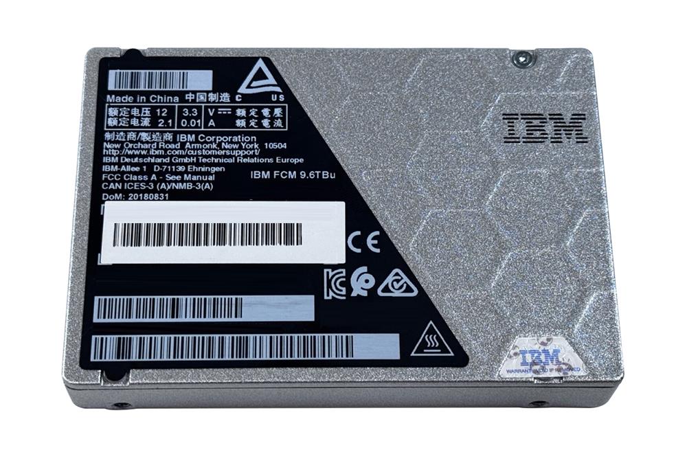 4662-AGSB IBM 9.6TB TLC PCI Express 3.0 x4 NVMe U.2 2.5-inch Internal Solid State Drive (SSD) FlashCore Module (FCM)