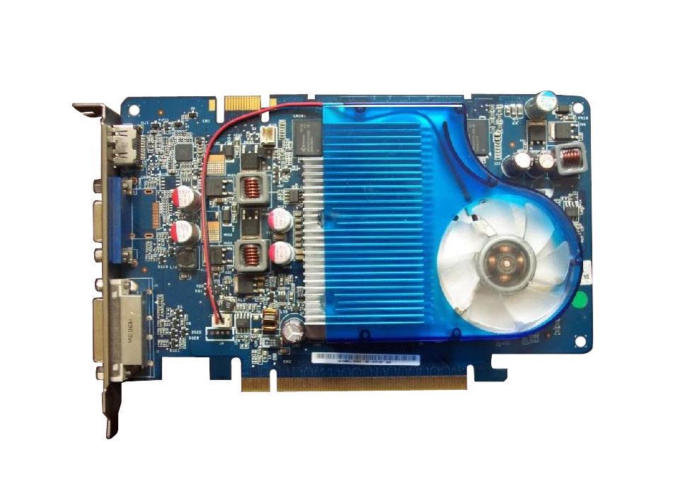 466762-001N HP Nvidia GeForce 9600GS 768MB DDR2 192-Bit HDMI / VGA / DVI / PCI Express 2.0 x16 Video Graphics Card