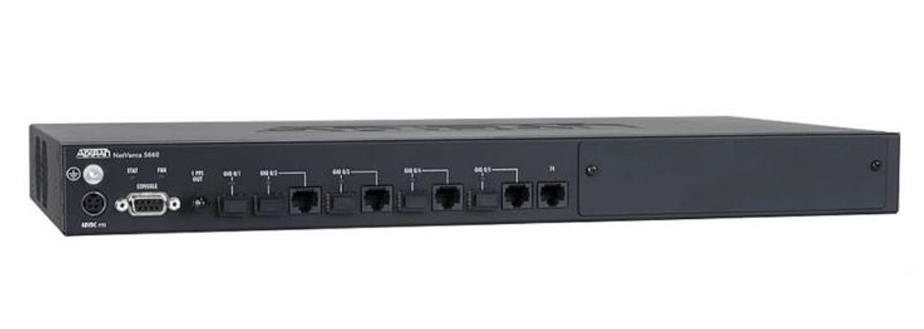 47005660F1#25 Adtran NetVanta 5660 Gigabit Carrier Ethernet Services Router - T-carrier - 4 Ports - Management Port - Gigabit Ethernet - 1U - (Refurbished)