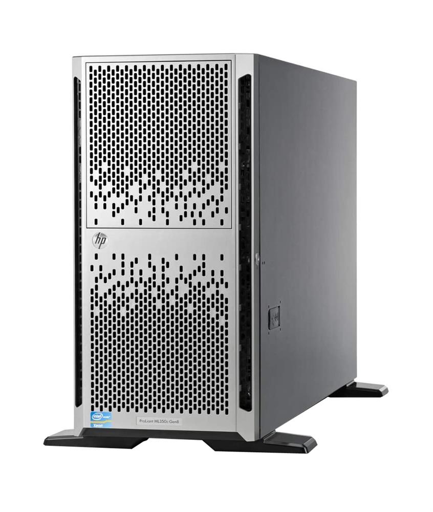 470065-705 HP ProLiant ML350p Gen8 Server Xeon E5-2603 1.8GHz 4-Core Processor 4GB PC3L-10600R Memory 300GB Smart Array P420i/512MB FBWC Controller 1Gb 4 Ports 331i Ethernet Adapter 460Watt Power Supply (Refurbished)